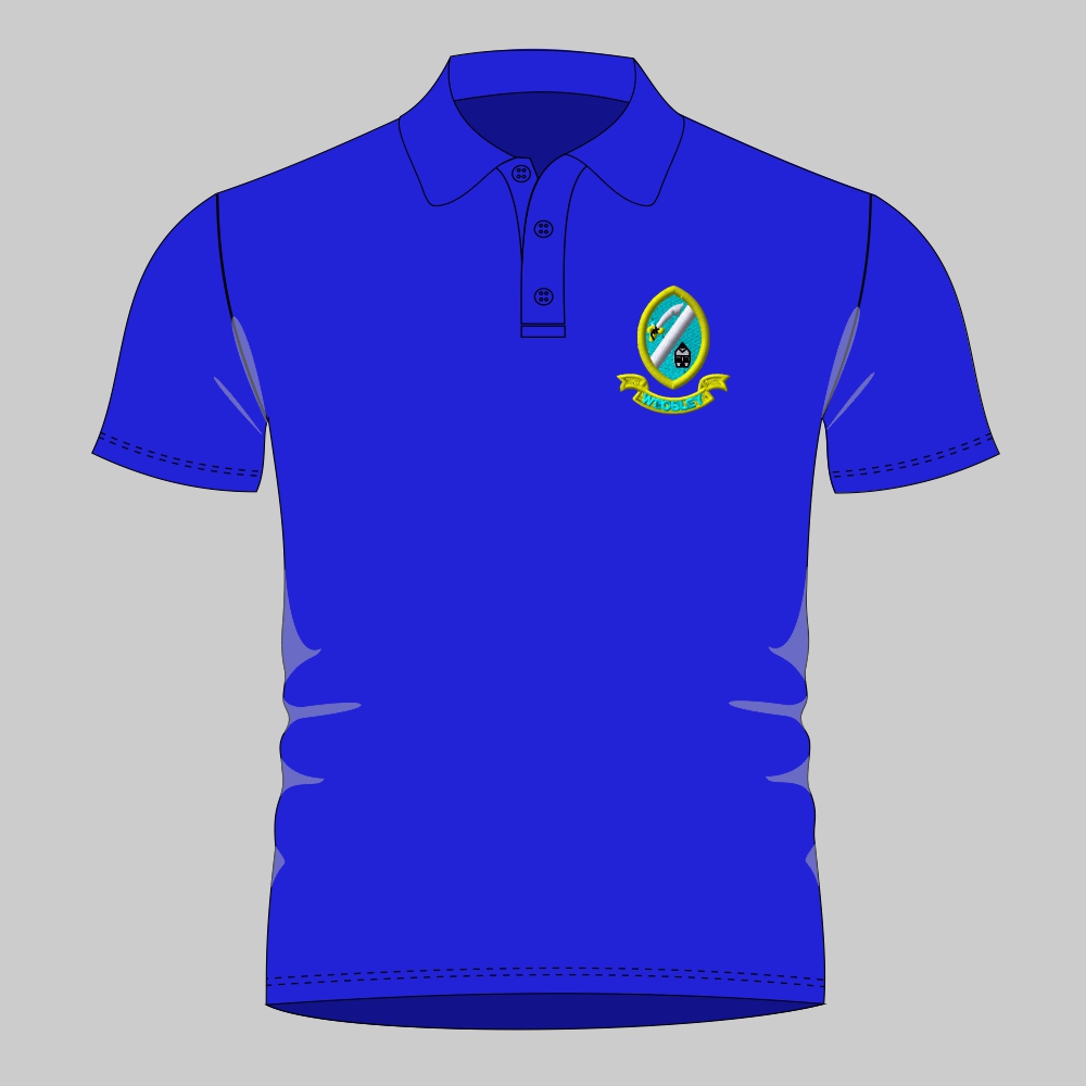 Weobley High Royal Blue Poloshirt - Clubsport